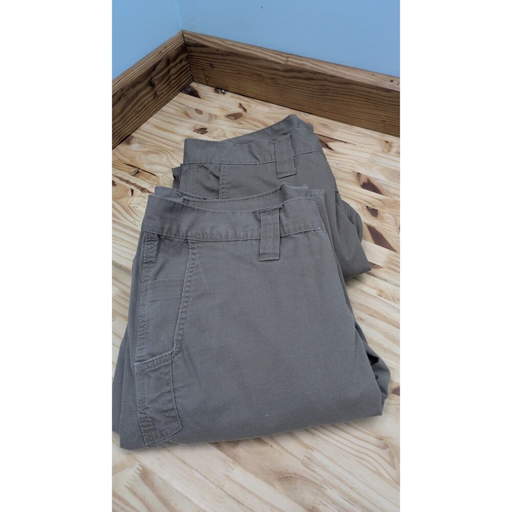 Berne Workwear ripstop pants Mens 34 hemmed to 31- Lot of 2